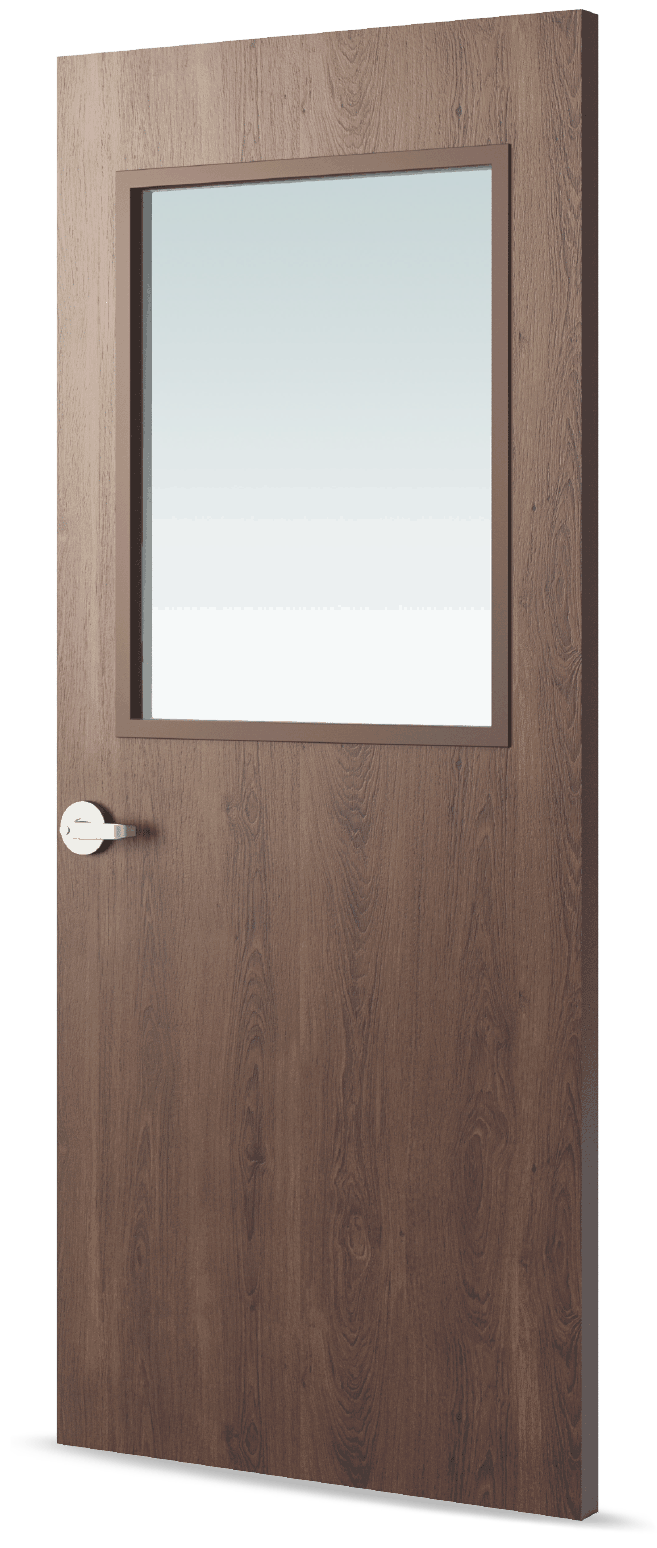 AF-219-1 Contemporary Wood Grain Composite Fiberglass Door | Special-Lite