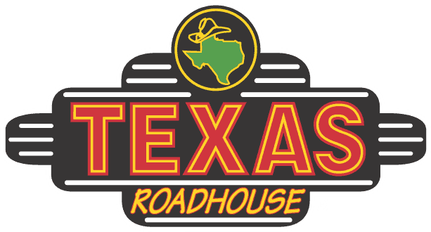 Texas roadhouse logo featuring custom-made doors.