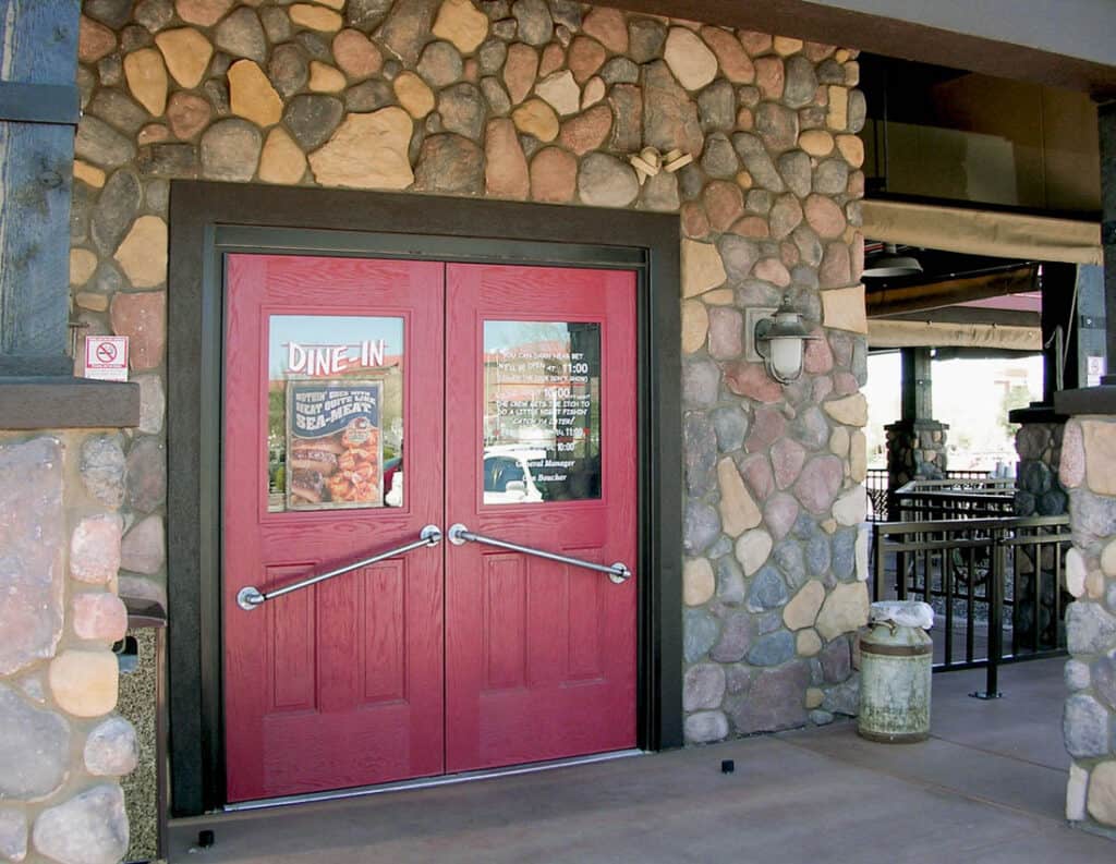 red-restaurant-doors