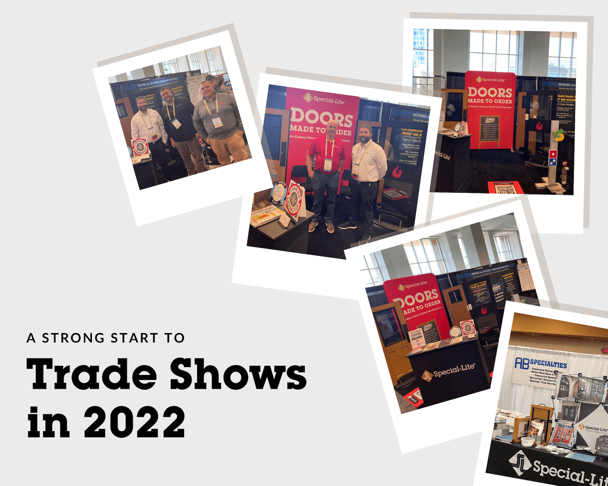 A Start to 2022 Trade Shows with Restaurant “Doors Made to Order” and more!