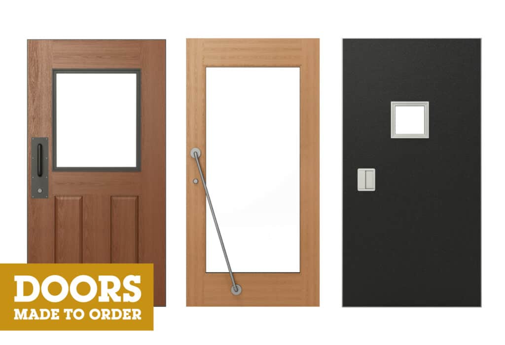 Doors made to order: 3 examples of custom commercial doors