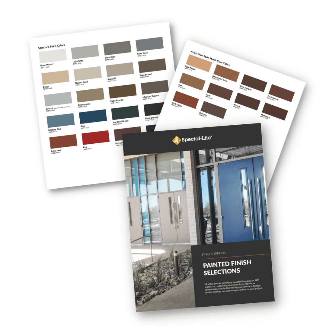 A brochure featuring a variety of best door paint colors for exterior doors.