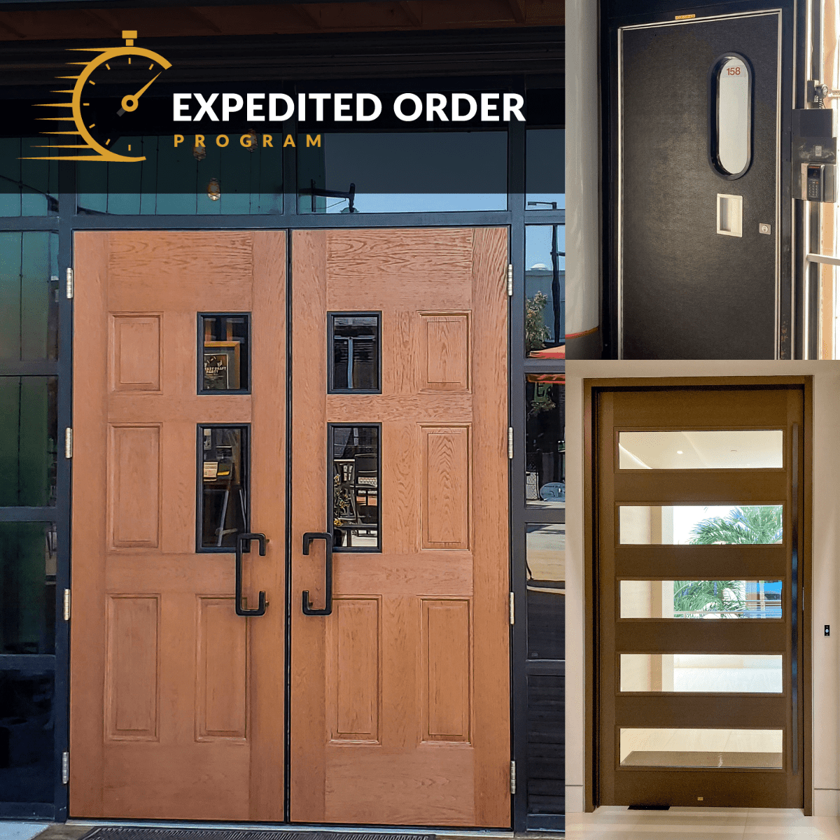 Cut Your Lead Times For Commercial Doors with Our Expedited Order Program