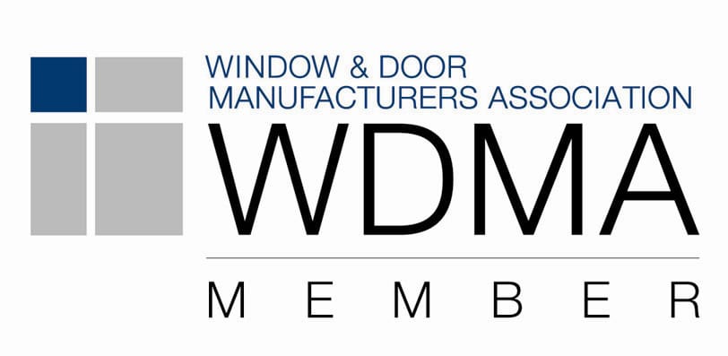 Logo of the Window & Door Manufacturers Association (WDMA), featuring the text 